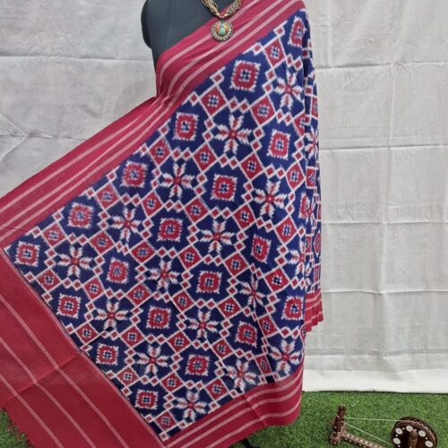 double ikkat duppata | blue (copy)