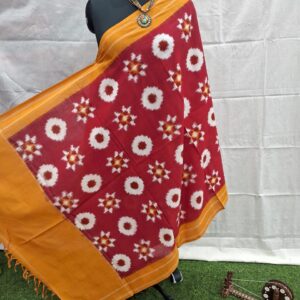 Home double ikkat duppata | yellow and red (copy)