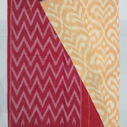 pochampally cotton saree | black and yellow (copy)