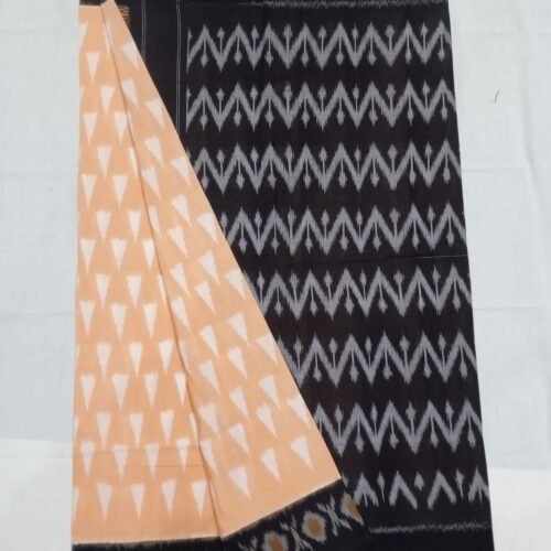 pochampally cotton saree | black