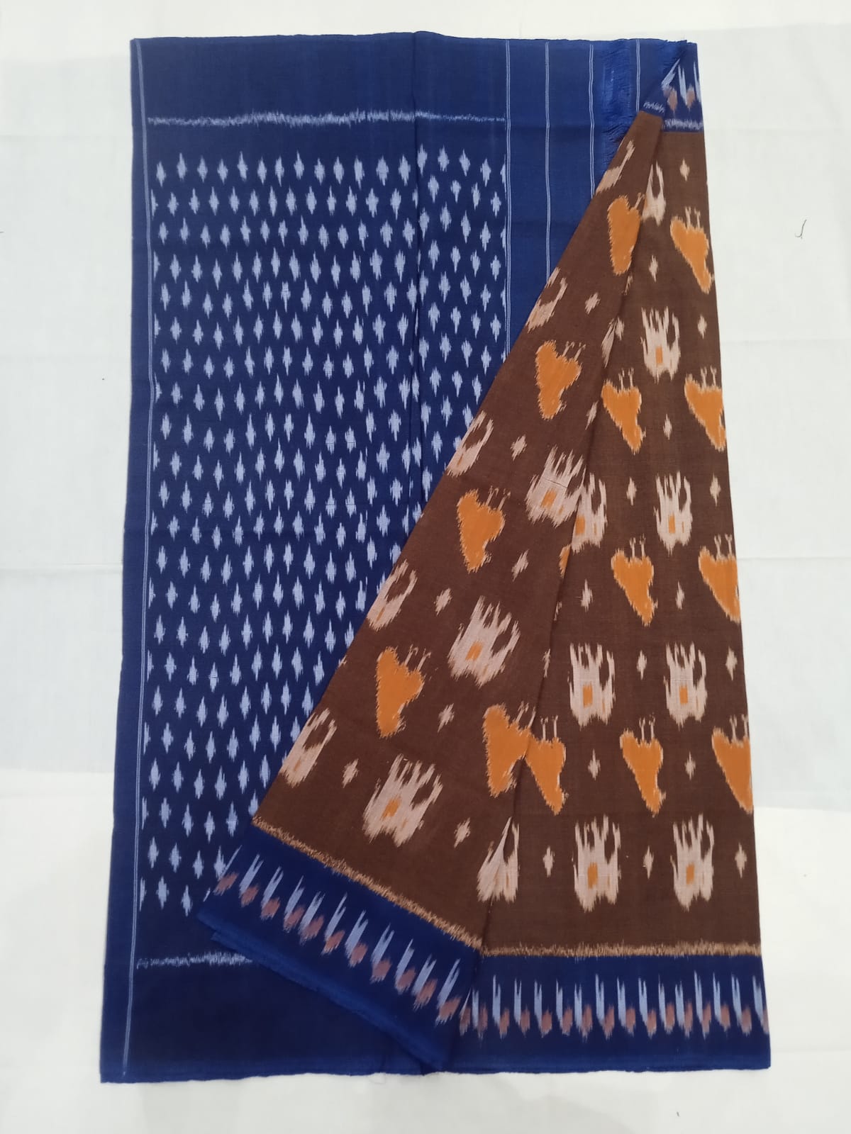 pochampally cotton saree | black pochampally cotton saree | black