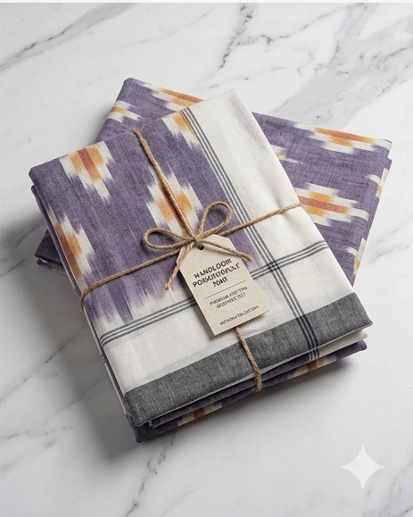 Pochampally Handmade Bed Sheets - Image 3