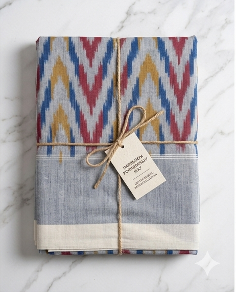 Pochampally Handmade Bed Sheets - Image 4