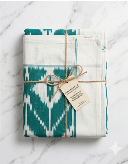 Pochampally Handmade Bed Sheets - Image 4