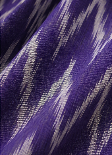 Ikkat Pure Cotton Dress Material Set - Image 3
