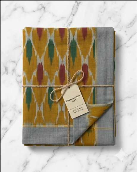 Pochampally Handmade Bed Sheets - Image 3