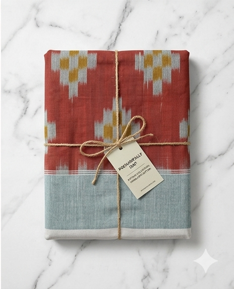 Pochampally Handmade Bed Sheets - Image 4