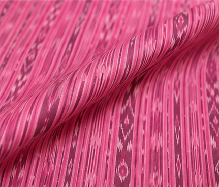 Handloom Sambalpuri Ikat Cotton Dress Material Set | Pink - Image 4