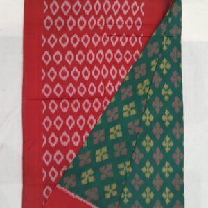 pochampally cotton saree | green and yellow (copy)