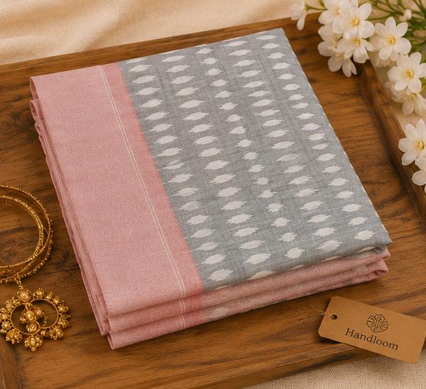 Mercerized Cotton Duppata | Grey - Image 3