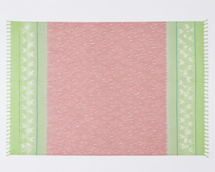 Mercerized Cotton Duppata | Green - Image 2