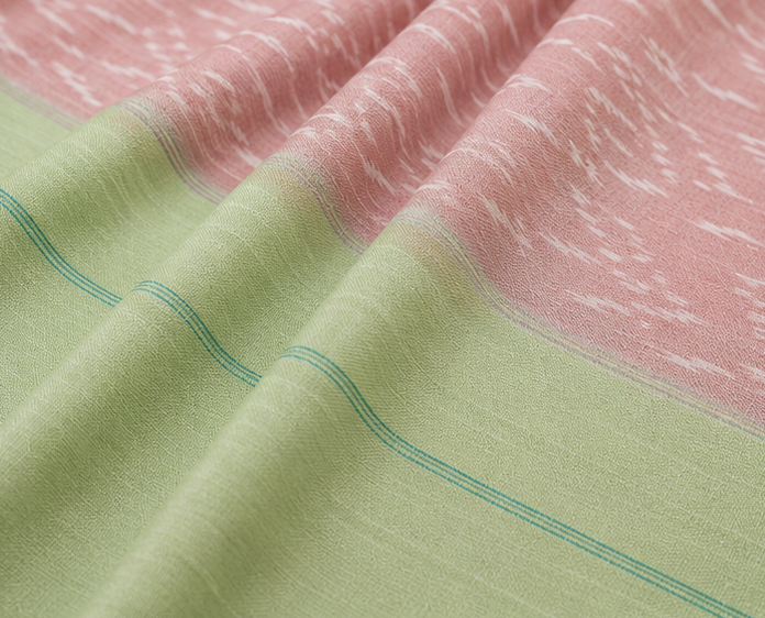 Mercerized Cotton Duppata | Green - Image 4