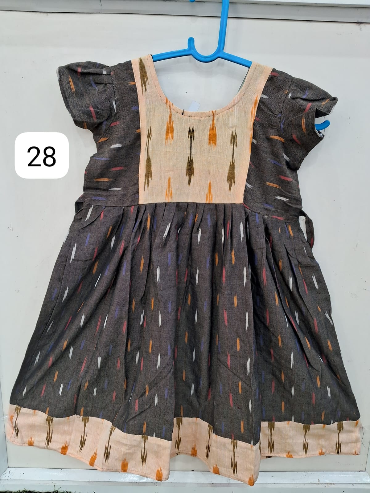 pochampally ikat kids' frock (copy) pochampally ikat kids' frock (copy)