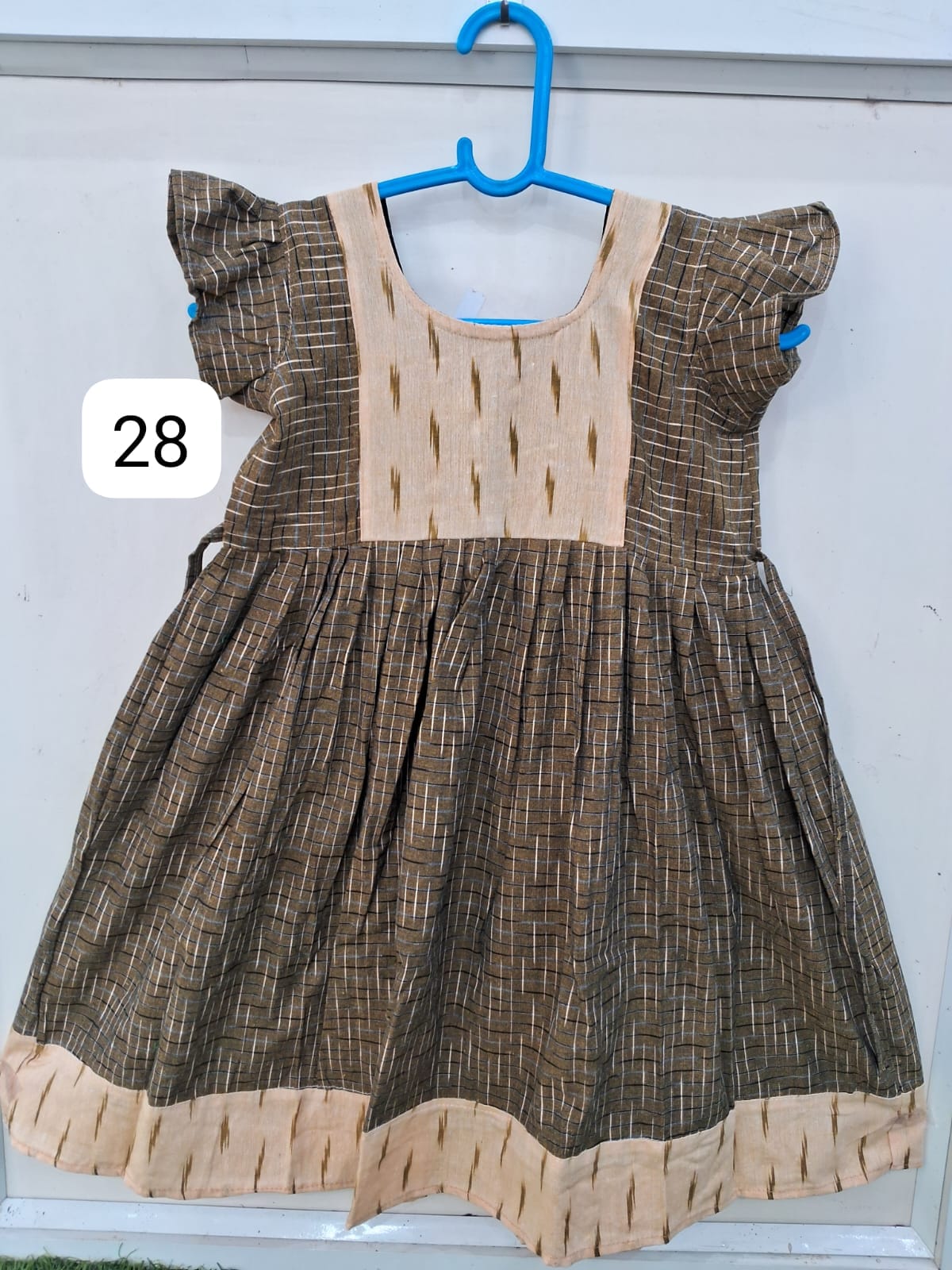 pochampally ikat kids' frock (copy) pochampally ikat kids' frock (copy)