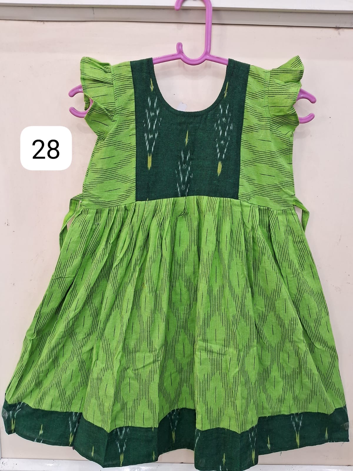 pochampally ikat kids' frock pochampally ikat kids' frock