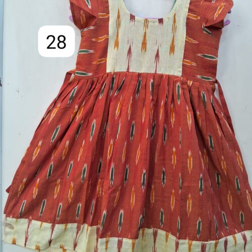 pochampally ikat kids' frock (copy)