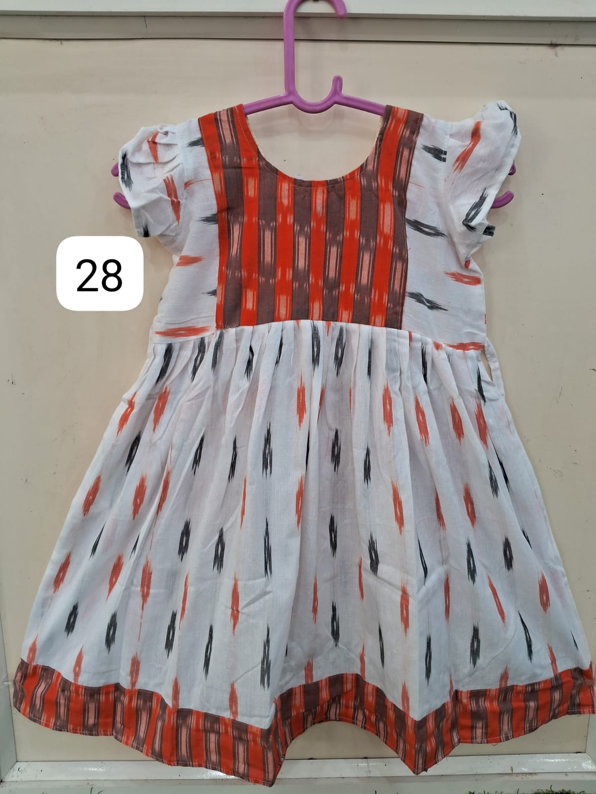pochampally ikat kids' frock (copy) pochampally ikat kids' frock (copy)