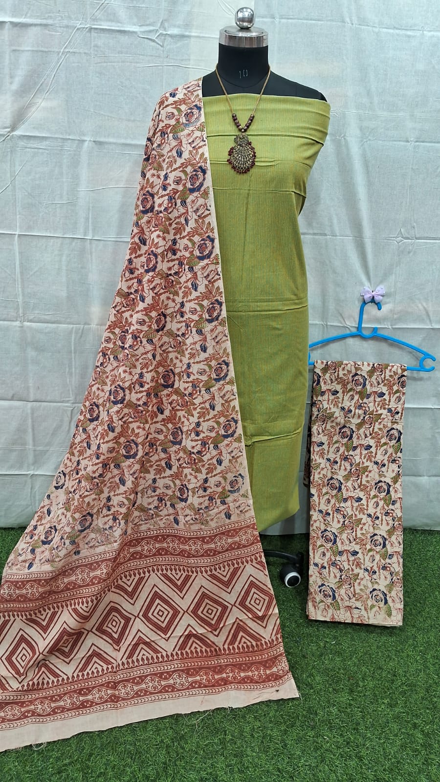 kalamkari printed dress materials set kalamkari printed dress materials set