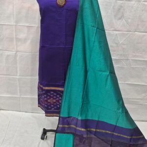 Pure Ikkat Sico Dress Material Set