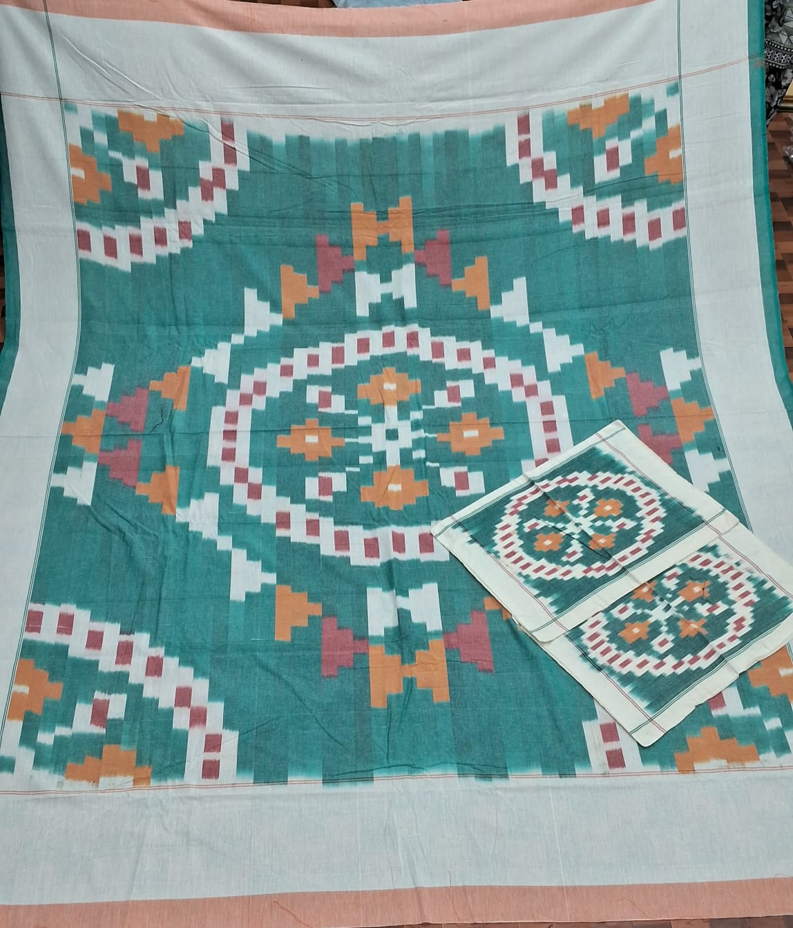 pochampally konark design bed sheets (copy) pochampally konark design bed sheets (copy)