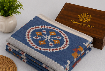 Premium IKkat Konark Design Double /Queen Size (90 x 108 inches) Bed Sheets - Image 6
