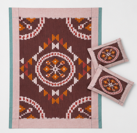 Premium IKkat Konark Design Double /Queen Size (90 x 108 inches) Bed Sheets - Image 2
