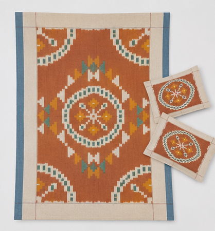 Premium IKkat Konark Design Double /Queen Size (90 x 108 inches) Bed Sheets - Image 2