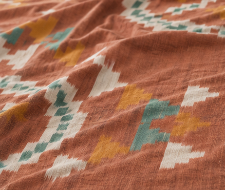 Premium IKkat Konark Design Double /Queen Size (90 x 108 inches) Bed Sheets - Image 3