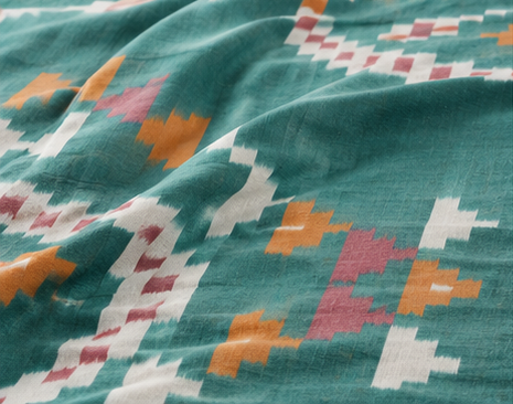 Premium IKkat Konark Design Double /Queen Size (90 x 108 inches) Bed Sheets - Image 3