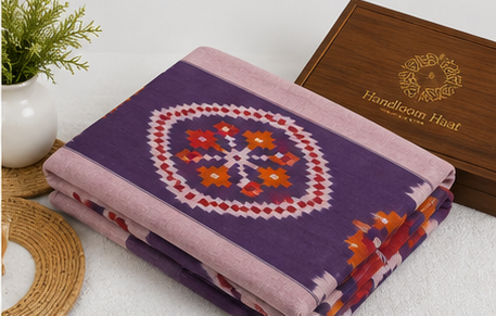 Premium IKkat Konark Design Double /Queen Size (90 x 108 inches) Bed Sheets - Image 6