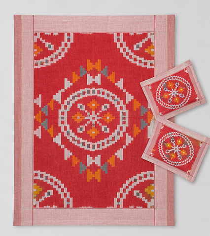 Premium IKkat Konark Design Double /Queen Size (90 x 108 inches) Bed Sheets - Image 2