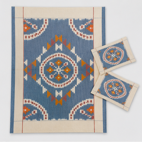 Premium IKkat Konark Design Double /Queen Size (90 x 108 inches) Bed Sheets - Image 2
