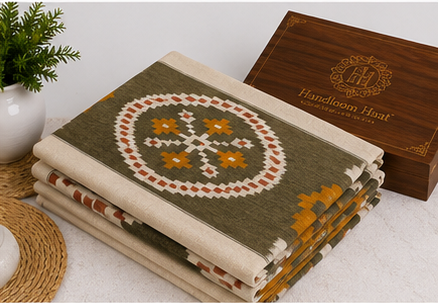 Premium IKkat Konark Design Double /Queen Size (90 x 108 inches) Bed Sheets - Image 6
