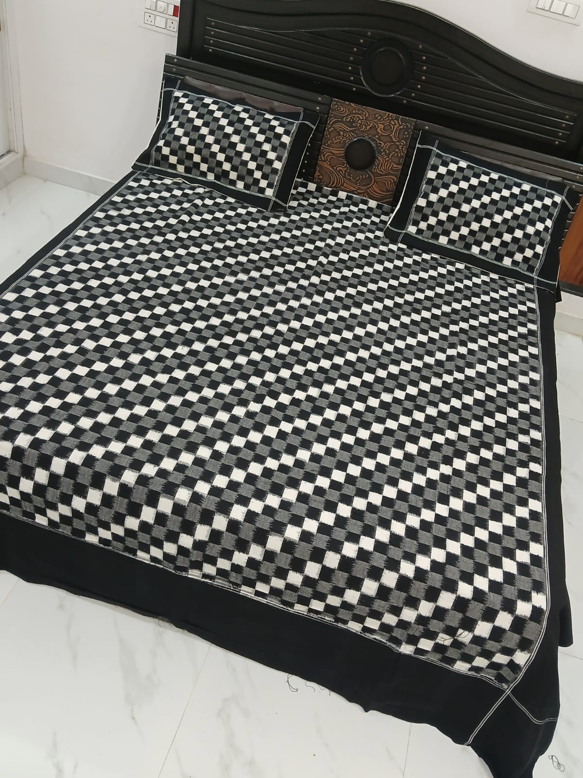 ikkat cotton bed sheets (copy) ikkat cotton bed sheets (copy)