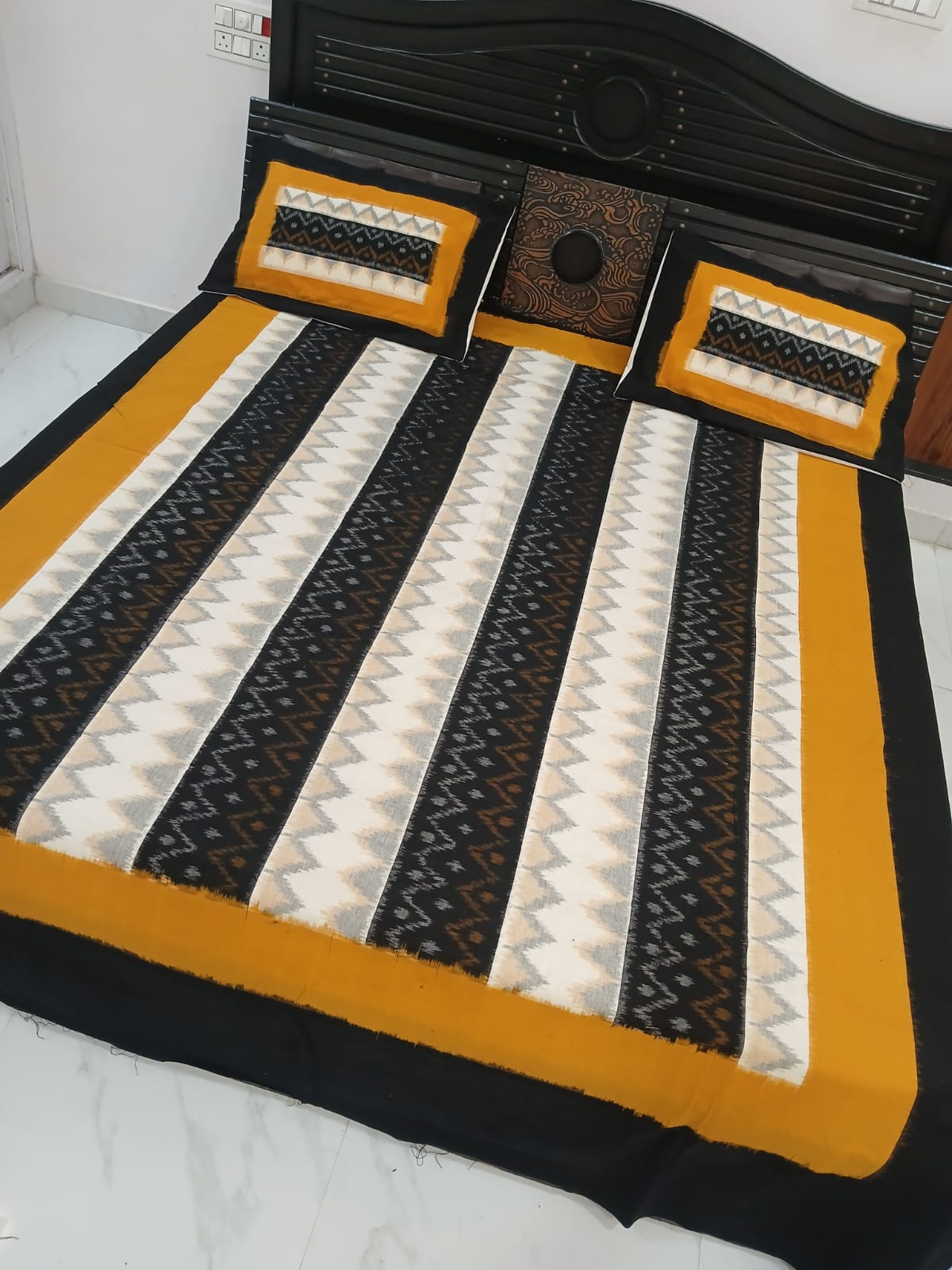 ikkat cotton bed sheets (copy) ikkat cotton bed sheets (copy)
