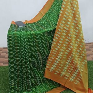 ikkat maciress cotton sarees