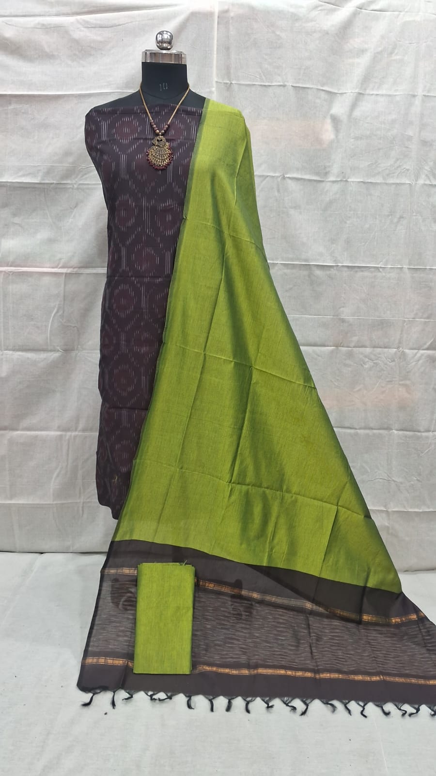 pure ikkat sico dress materials set (copy)