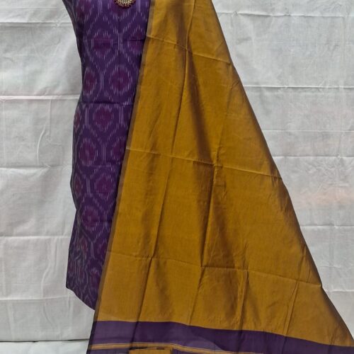 pure ikkat sico dress materials set