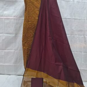 pochampally ikat green ikat border handloom set (copy)