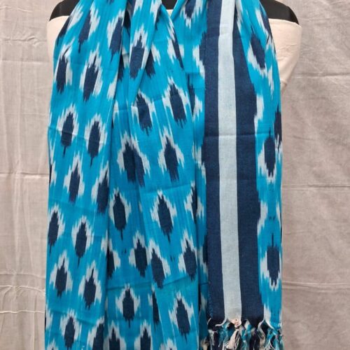 pochampally ikkat cotton shawl