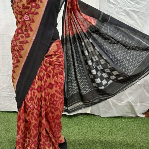 ikkat maciress cotton sarees