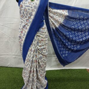 ikkat maciress cotton sarees