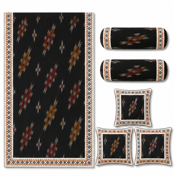 Pochampally Diwan Bed Sheets - Image 3