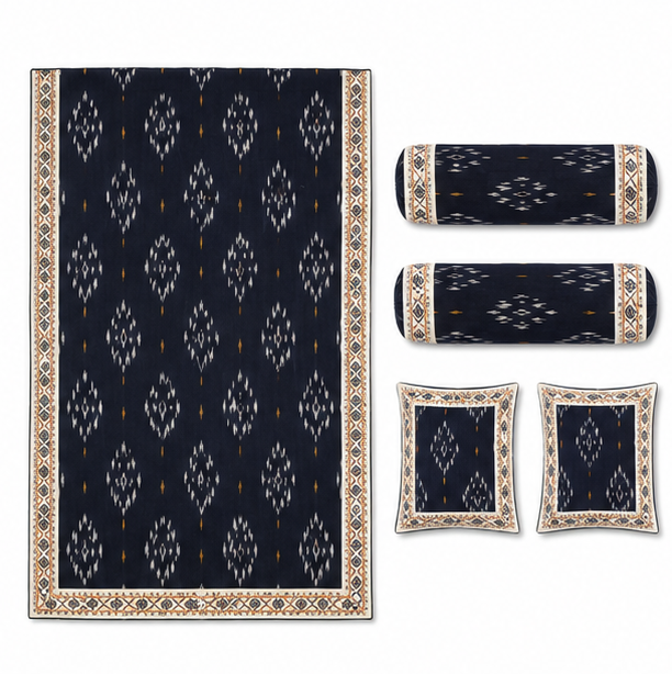 Pochampally Diwan Bed Sheets - Image 3