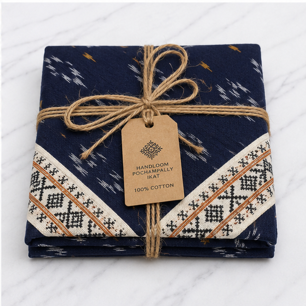 Pochampally Diwan Bed Sheets - Image 5