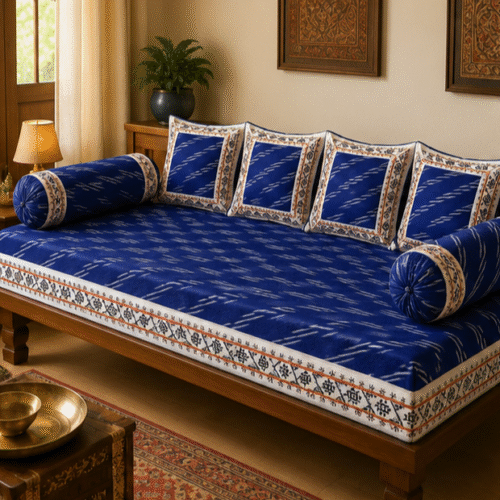 Pochampally Diwan Bed Sheets
