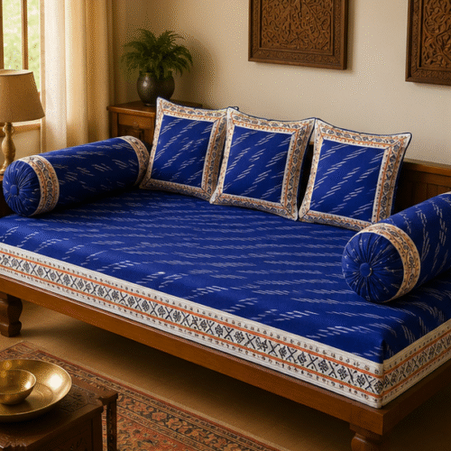Pochampally Diwan Bed Sheets