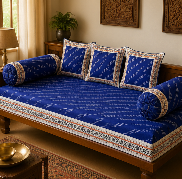 Pochampally Diwan Bed Sheets