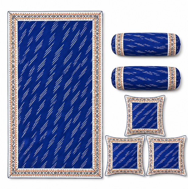 Pochampally Diwan Bed Sheets - Image 3