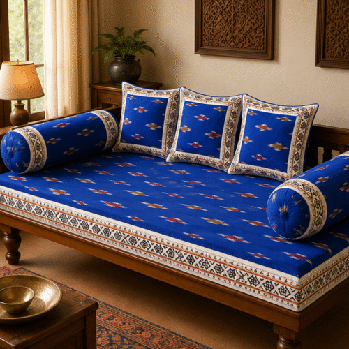 Pochampally Diwan Bed Sheets